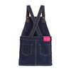 Rainbow Denim Pinafore Dress, Blue - Dresses - 2