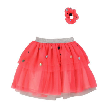 Pom Pom Tutu, Pink - Skirts - 1