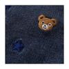 Bear and Star Print Shorts, Indigo - Shorts - 2