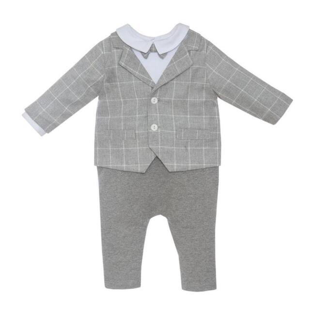 Baby Bodysuit, Grey