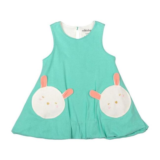 Rabbit Bubble Dress, Mint