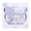 Knitted Blanket, Gray - Blankets - 1 - thumbnail