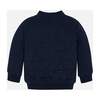 Dark Pullover, Navy - Sweaters - 2