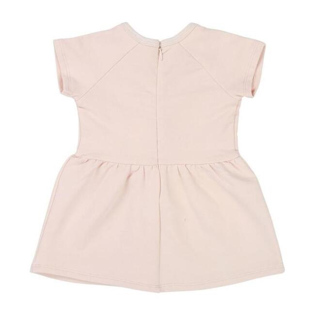 Lace Trim Dress, Pink