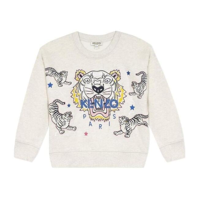 Graphic Logo Sweater, Beige