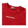 Miki House Sweatshirt, Red - Sweatshirts - 1 - thumbnail