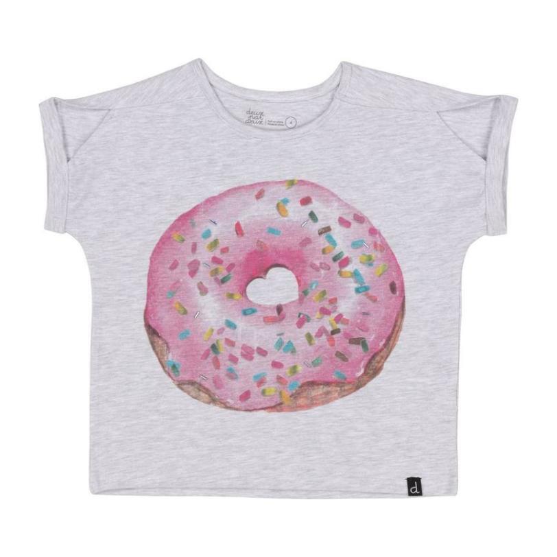 Donut T-Shirt, Light Gray