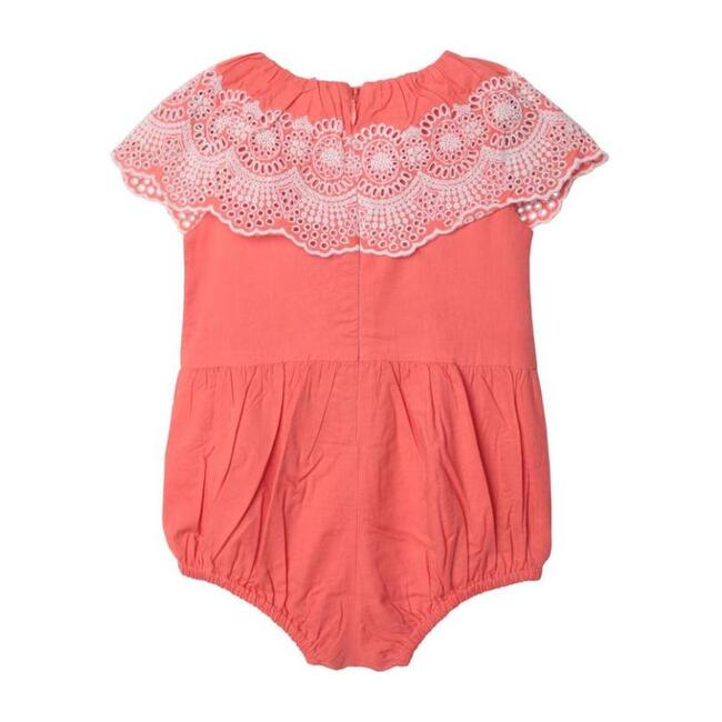 Embroidered Bodysuit, Orange