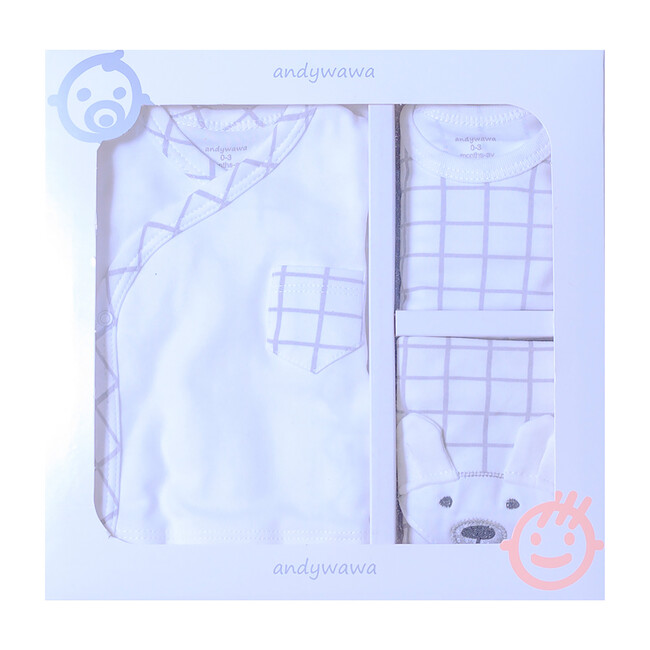 5pc Animal Nature Homecoming Set, Grey