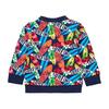 Surfboard Zip Up Cardigan, Navy