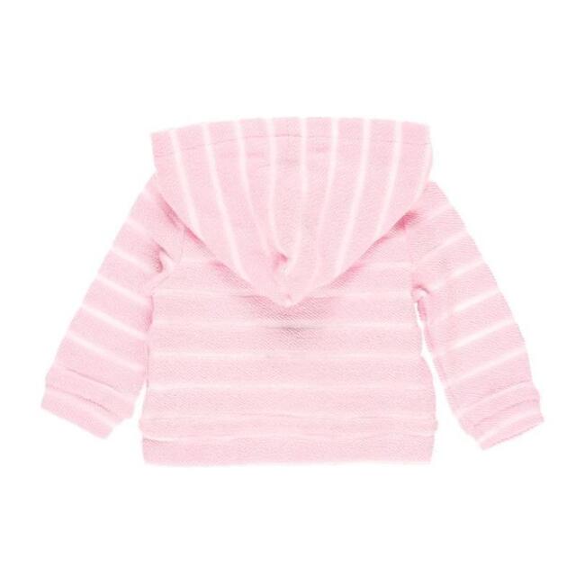 Striped Knit Jacket Jacket, Pink