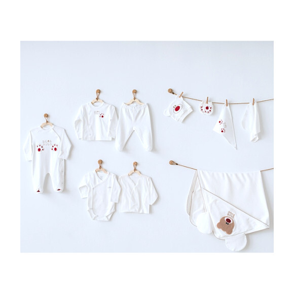10 pc Bear Hugs Homecoming Set, Ecru - Mixed Apparel Set - 2