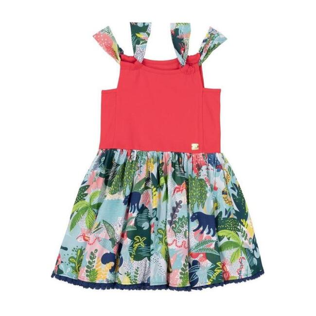 "Queen of the Jungle" Jersey Dress, Pink