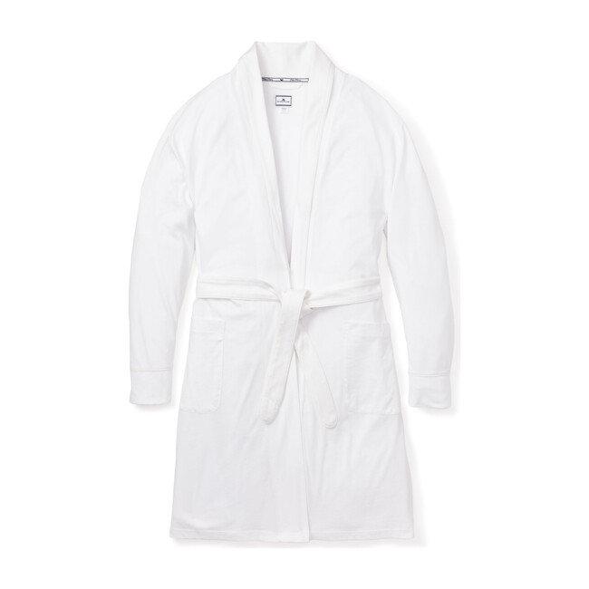 Women's Luxe Pima Cotton Robe, White