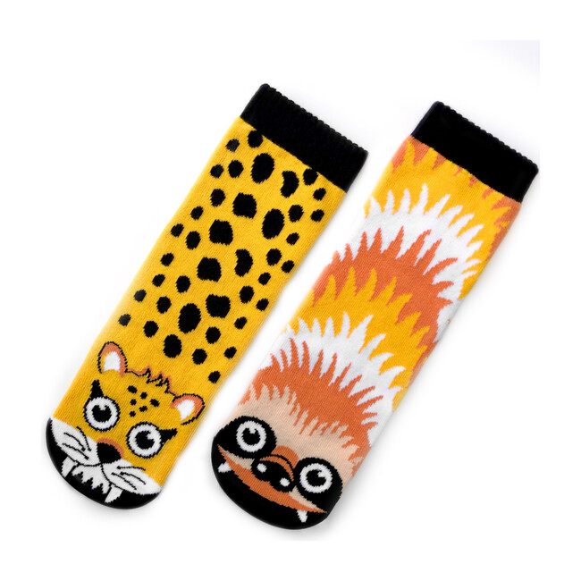 Sloth & Cheetah, Mismatched Socks Set