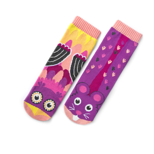 Owl & Mouse, Mismatched Socks Set
