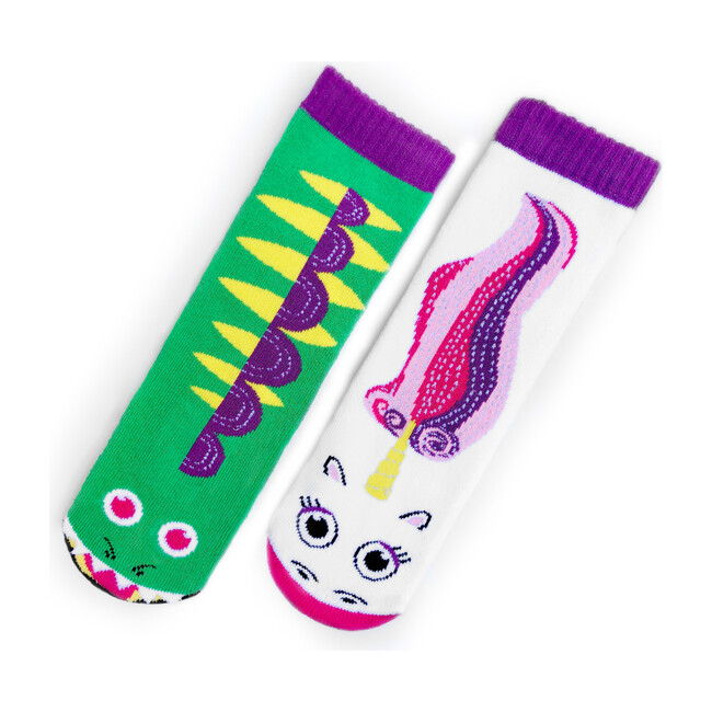 Dragon & Unicorn, Mismatched Socks Set