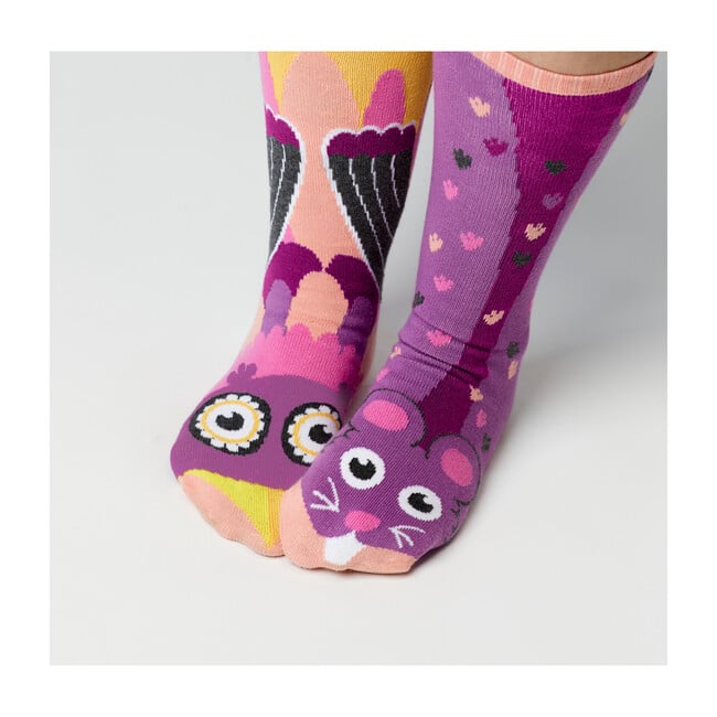 Owl & Mouse, Mismatched Socks Set