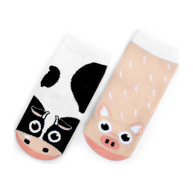 Cow & Pig, Mismatched Socks Set