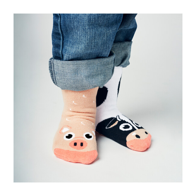 Cow & Pig, Mismatched Socks Set