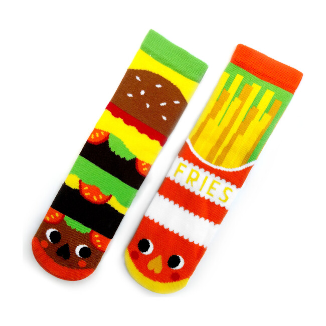 Burger & Fries, Mismatched Socks Set