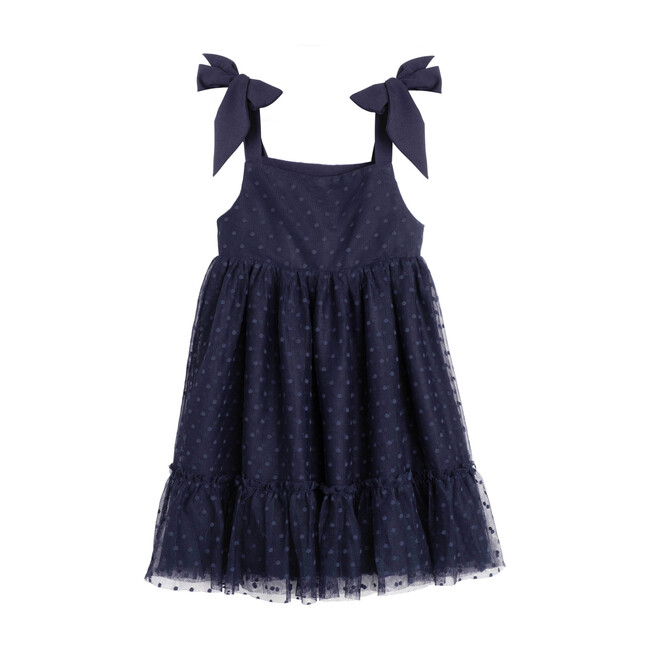 Anja Tulle Dress, Navy
