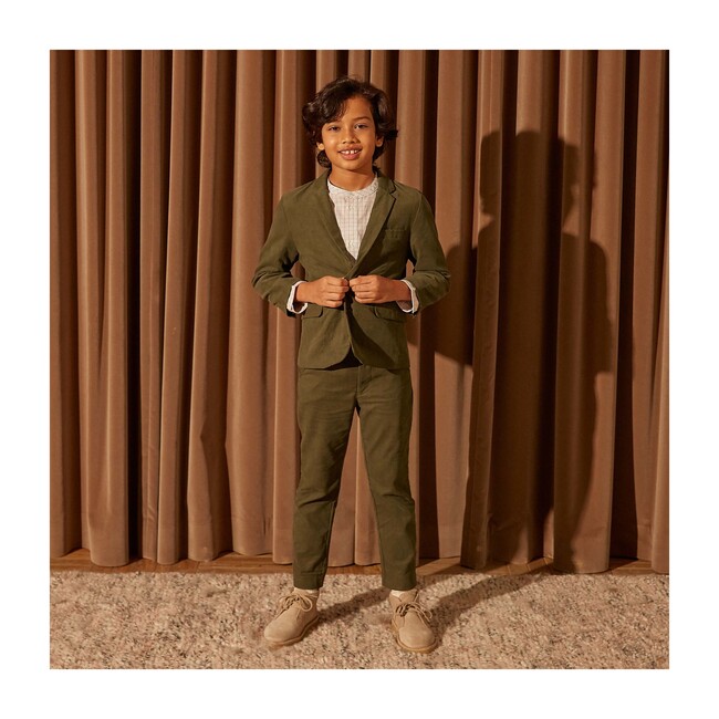 Adam Cord Suit, Evergreen