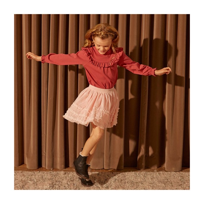 Elle Tulle Skirt, Dusty Pink