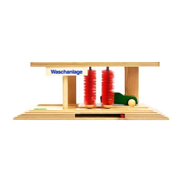 Wooden Car Wash Play Kids Vehicles & Trains