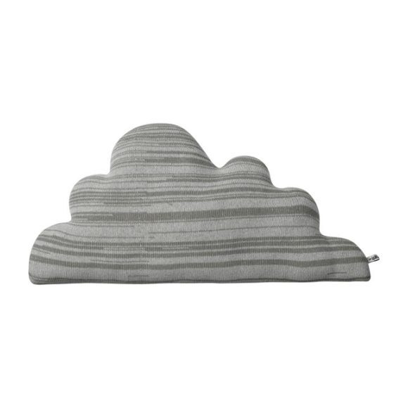 Grey Cloud Pillow, Medium - Decorative Pillows - 1