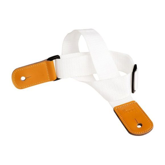 Pro 3String Guitar Strap, White Loog Guitars Musical
