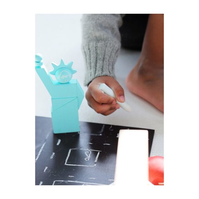 Machi Magnetic NYC Blocks Chalkboard Set