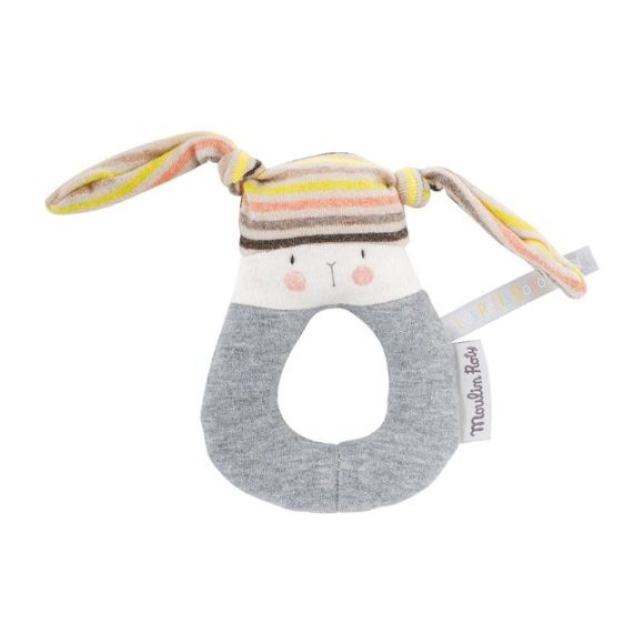 Nin-Nin Lapin Ring Rattle - Rattles - 2