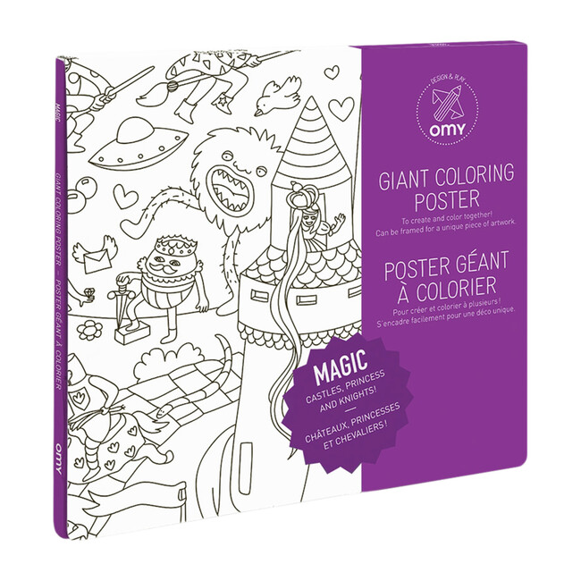 Magic Giant Coloring Poster