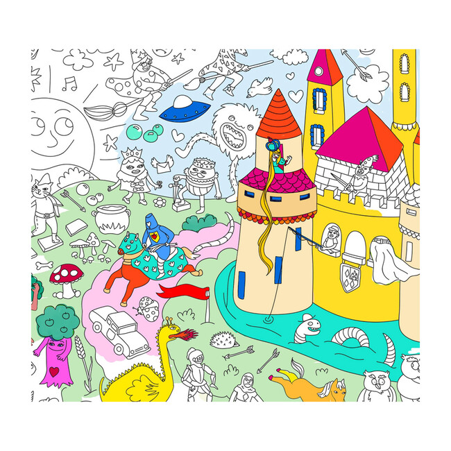 Magic Giant Coloring Poster