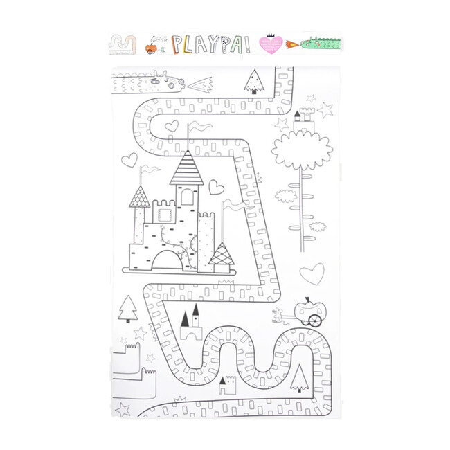 Playpa Fairytale Coloring Roll