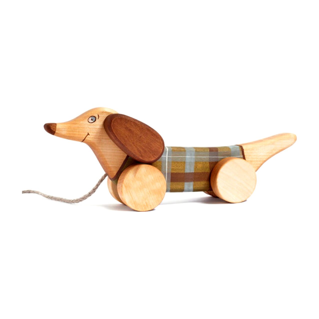Wooden Dog Pull Toy