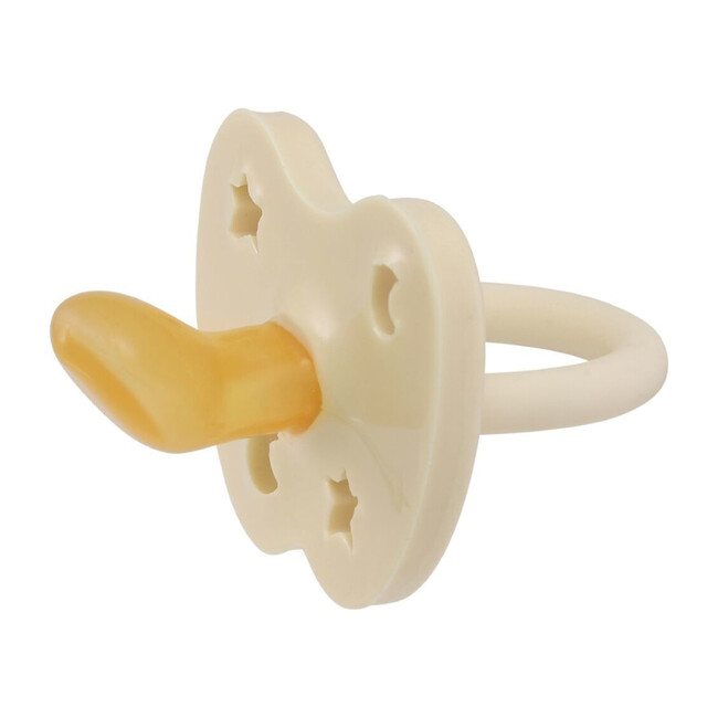 Round Pacifier, Milky White - Pacifiers - 3