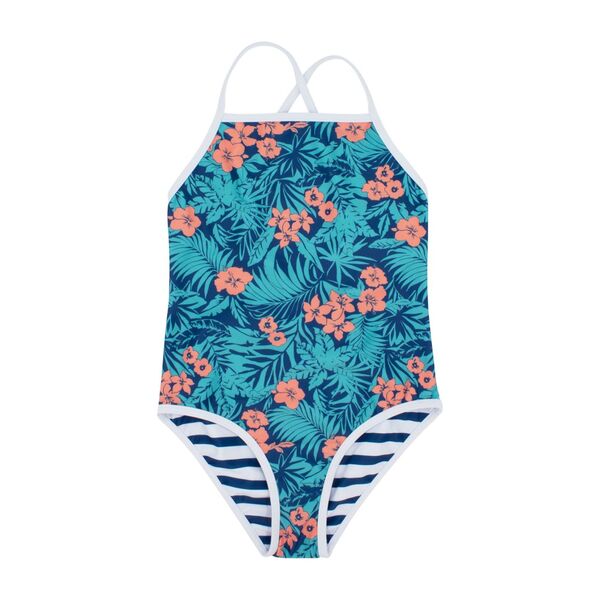 Beach Babe Cross-Back Swimsuit, Navy - Feather 4 Arrow Swim | Maisonette