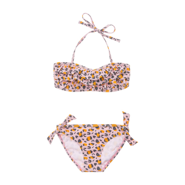 Leopard Love Bandeau Bikini Snapper Rock Swim Maisonette