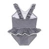 Nautical Stripe Skirt Swimsuit - One Pieces - 2