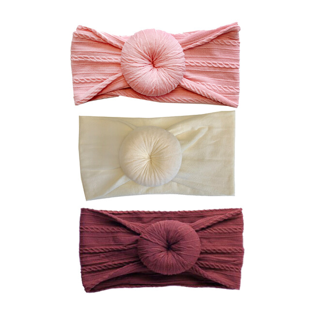 Valentine's Headband Set, Bun Headband Set - Hair Accessories - 1