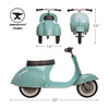 PRIMO Ride On Toy Classic, Mint - Ride-On - 8