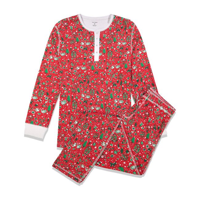 Red Men's Pajamas, Jingle Bell Rock Roller Rabbit Exclusives