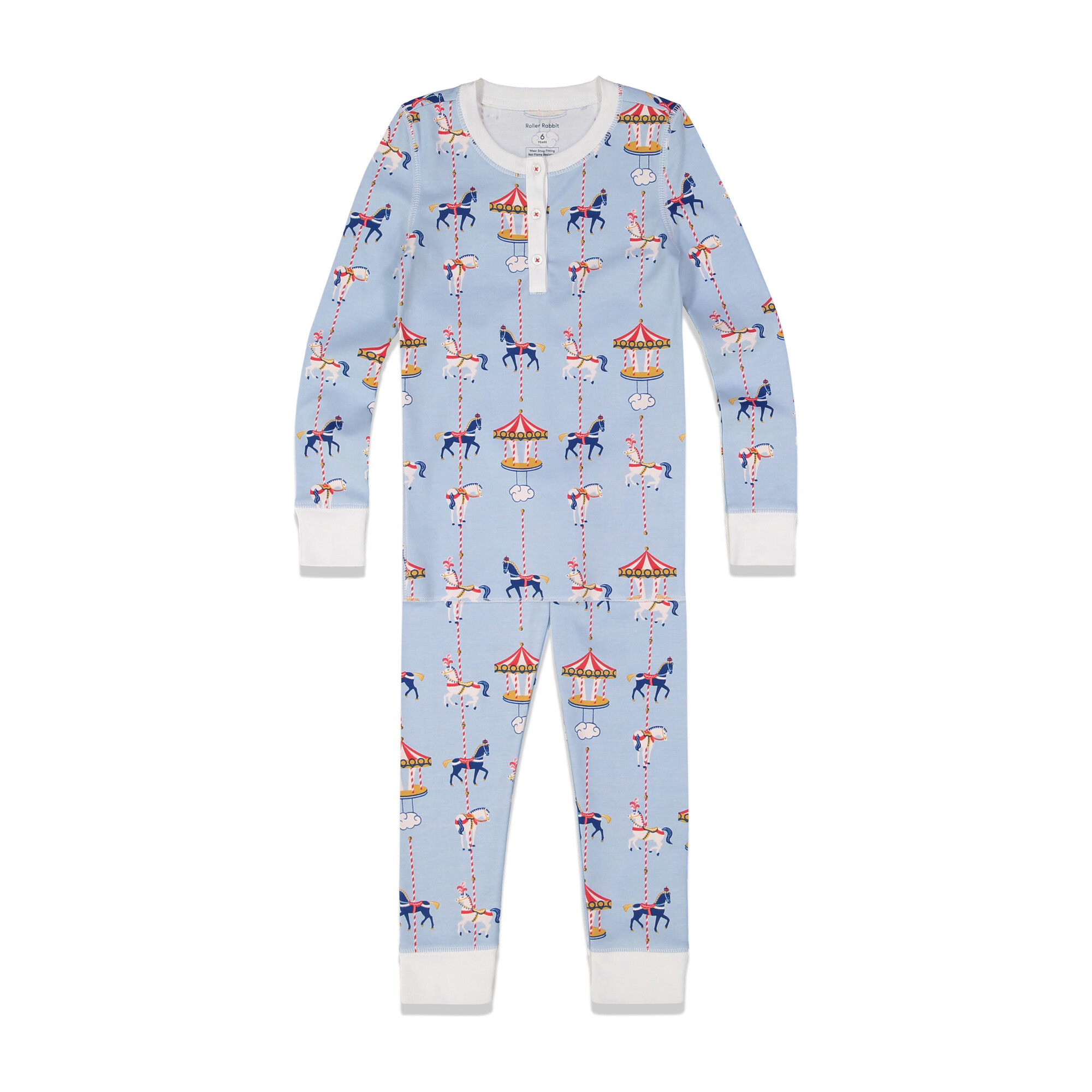*Exclusive* Kids Carousel Pajama Set, Popcorn