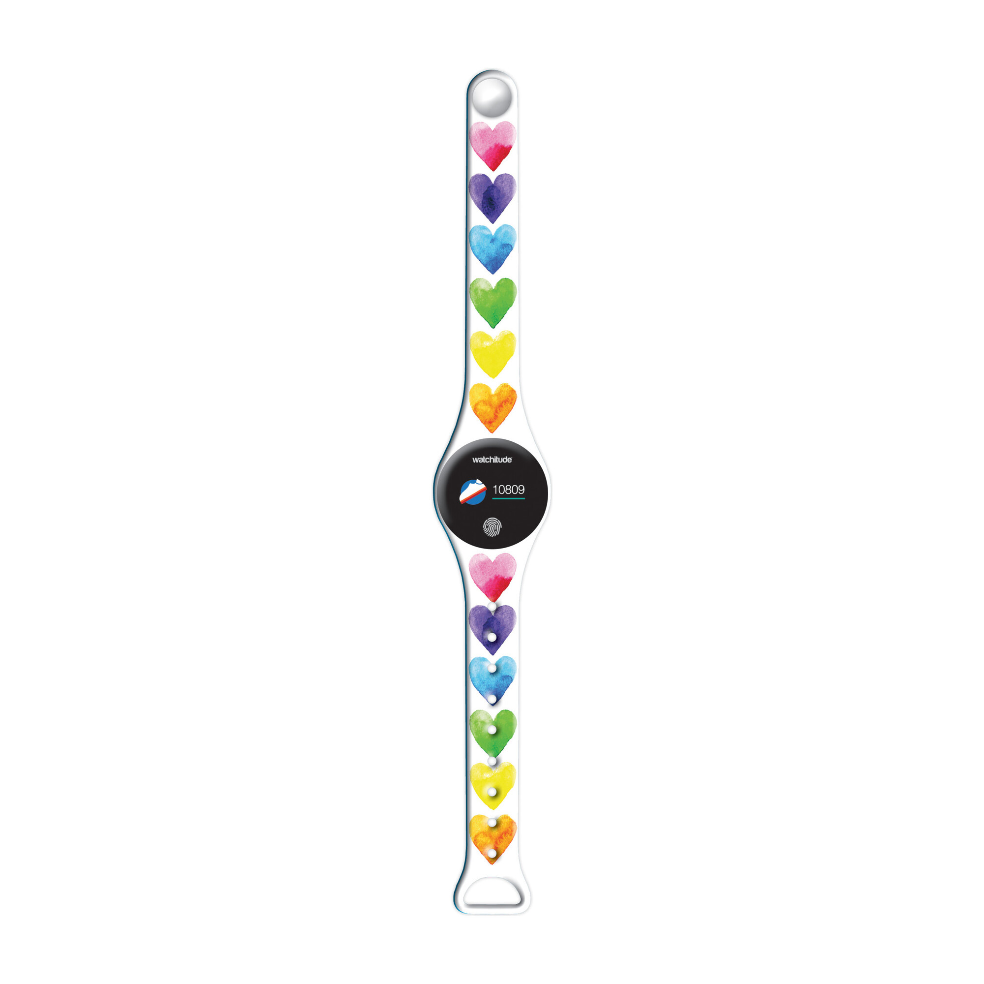 Move 2 Kids Activity Watch, Watercolor Hearts - Kids Girl Accessories ...