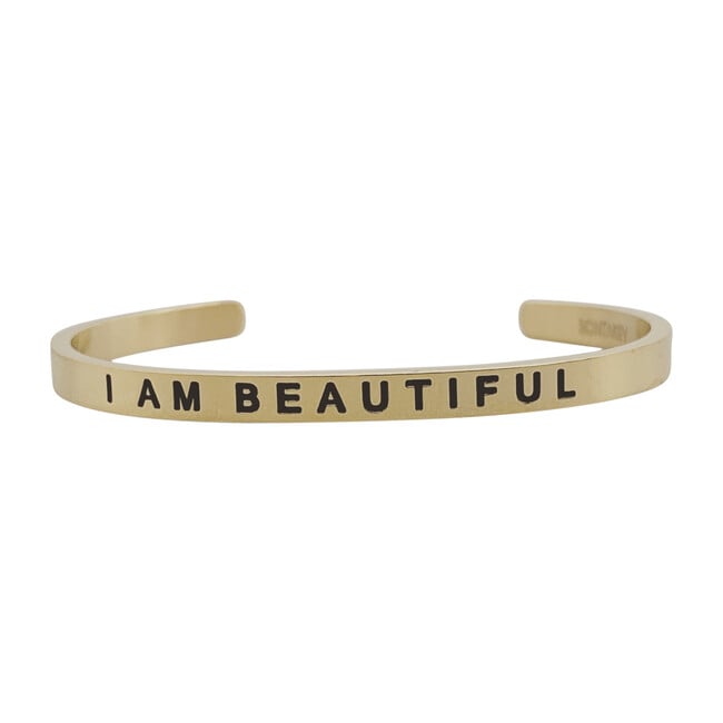 Baby & Child "I Am Beautiful" Bracelet, Gold