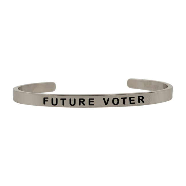 *Exclusive* Baby Vote Bracelet, Silver
