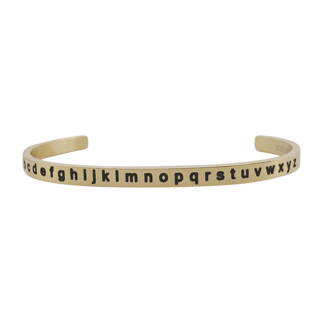 Baby & Child Alphabet Bracelet, Gold