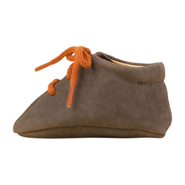 Lace-Up Booties, Dark Grey